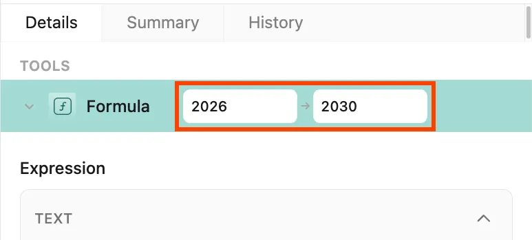 Date range controls