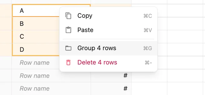 Group option