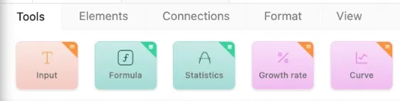 Tools tab